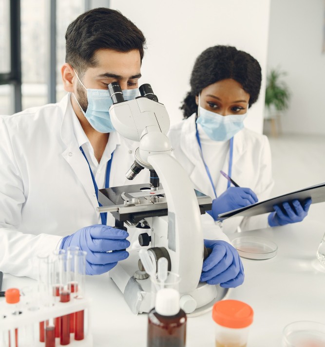 Our research team at work